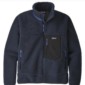 NWOT PATAGONIA Navy Fleece Jacket